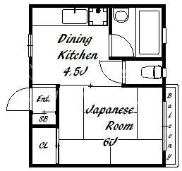 平野マンション 間取り図画像