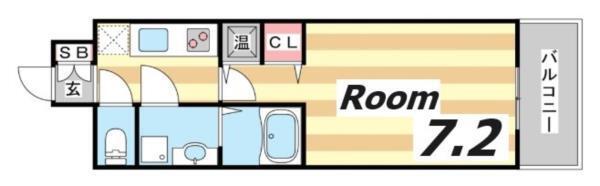アドバンス三宮シュロス 間取り図画像