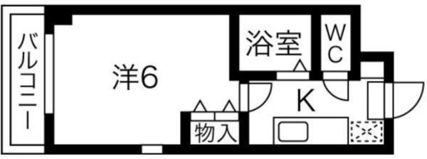 パラドール魚住II 間取り図画像