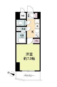 アプリーレ三宮イースト 間取り図画像
