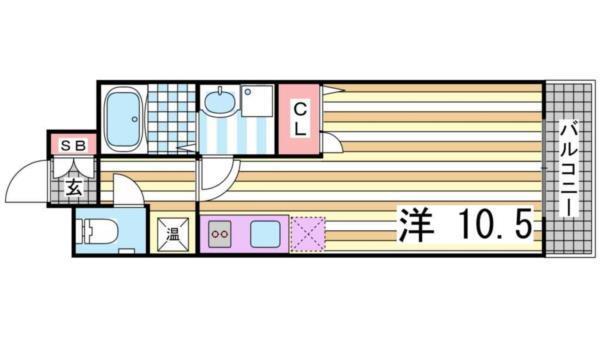 willDo三宮イースト 間取り図画像