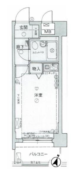 ニューブ神戸 間取り図画像