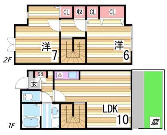 リバーサイドスクエア弐番館 間取り図画像