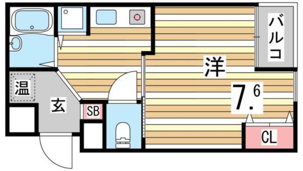 プレサンス神戸メリケンパーク前 間取り図画像