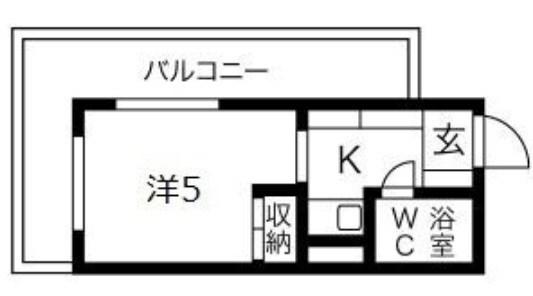 ルーミハイツ 間取り図画像