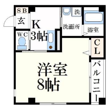 ボヌール姫路Sta. 間取り図画像