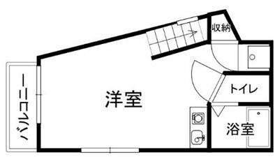 ベルフラワー岡町 間取り図画像
