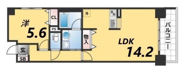 TKD北条口 間取り図画像