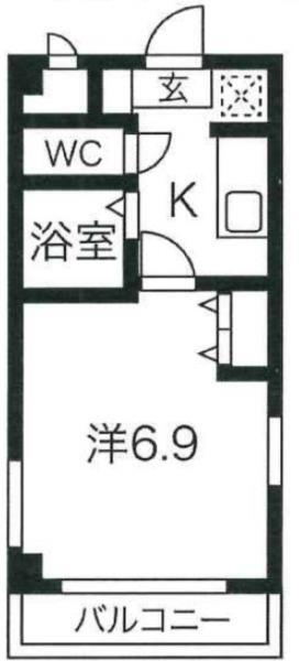 パラドール魚住II 間取り図画像