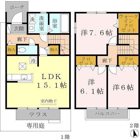 ソレイユ清水通 間取り図画像