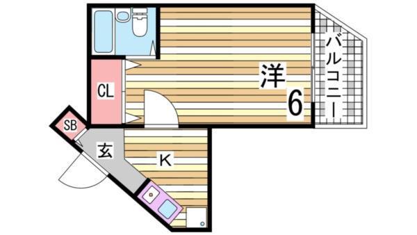 千鳥が丘エヌズ 間取り図画像