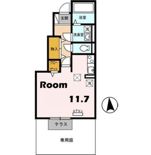 セジュール西土井 間取り図画像