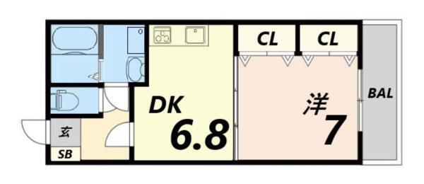 エステート英賀 間取り図画像