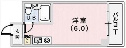 コスモプラザ三宮（1007） 間取り図画像