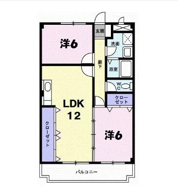 ウエストコートTANIGAMI 間取り図画像