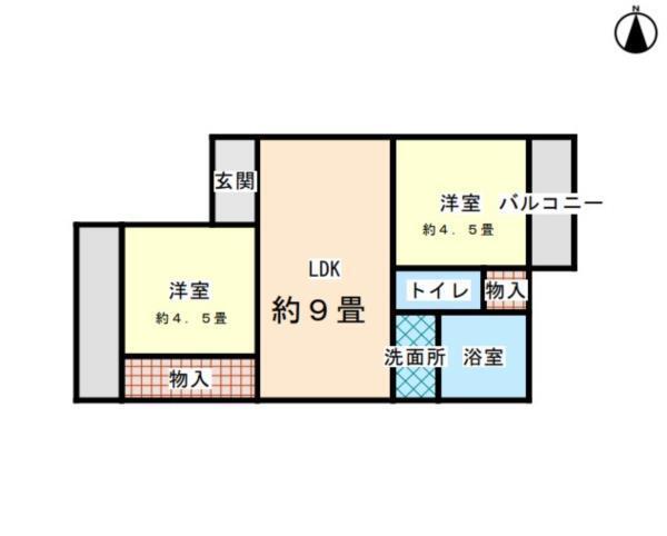 シャトレーゼ三宮 間取り図画像