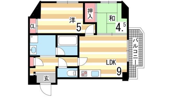 ブリックブロック 間取り図画像