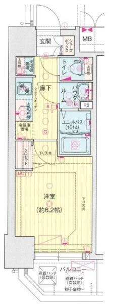 プレサンス三宮セントウエル 間取り図画像