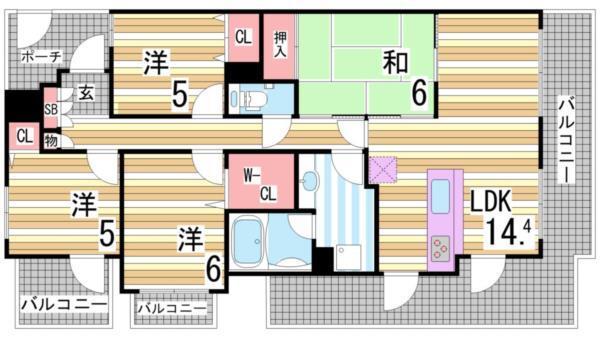 ソフィア垂水高丸ハーティスクエア 間取り図画像