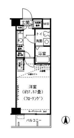 Ａｖｉｏｎ７Ｍ８ 間取り図画像