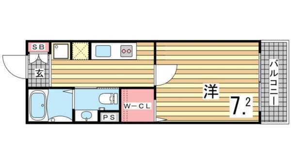 アルファレガロ兵庫 間取り図画像