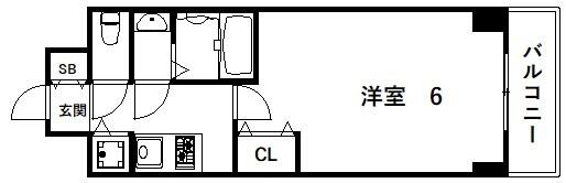 エスリードレジデンスグラン神戸三宮シティ 間取り図画像