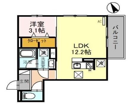 セルファ メゾン 三田 間取り図画像