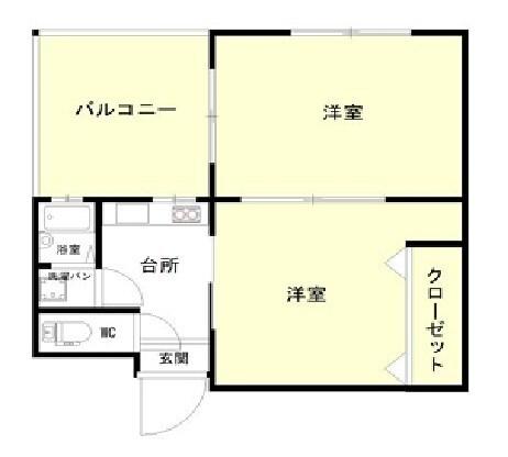 シティーハイツ二宮 間取り図画像