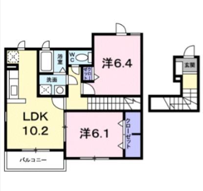 アクティブ　ユウ 間取り図画像