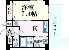 ブロスコート六甲II 間取り図画像