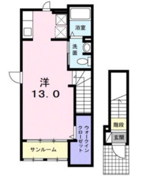 エトワール学文殿B 間取り図画像