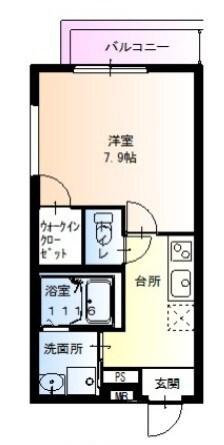 フジパレス西宮北口III番館 間取り図画像