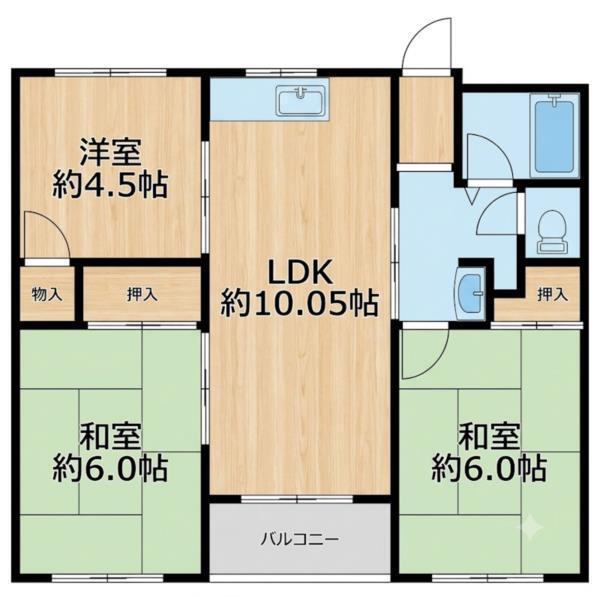 御崎北ビル 間取り図画像
