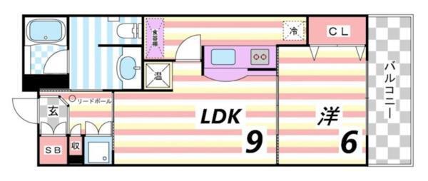 カトルセゾン 間取り図画像