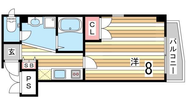 クレアール本山 間取り図画像