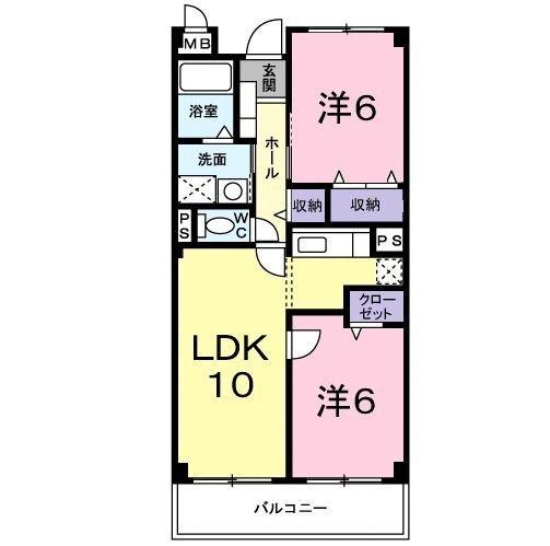クレッシェンドＷＡＫＯＵ 間取り図画像