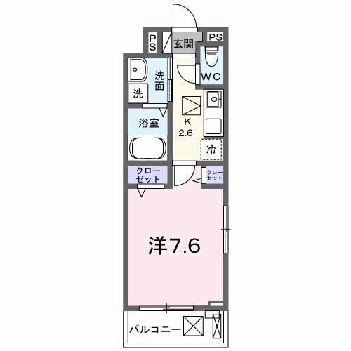 ルポ舞子弐番館 間取り図画像