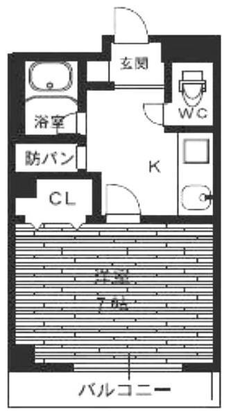 Sキューブほんまち 間取り図画像