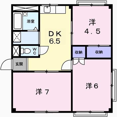 ヴェルディール 間取り図画像