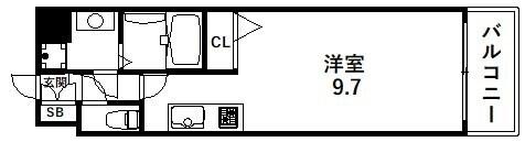 アプリーレ神戸元町 間取り図画像