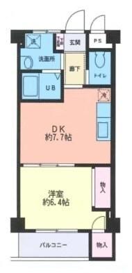 夢野アパートメント 間取り図画像
