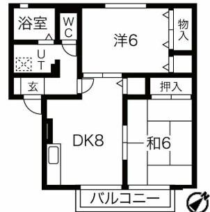メゾン・ド・グランメール 間取り図画像