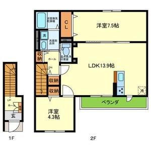girasole（ひまわり） 間取り図画像