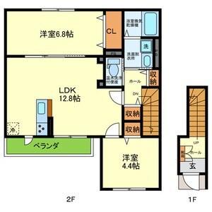 girasole（ひまわり） 間取り図画像