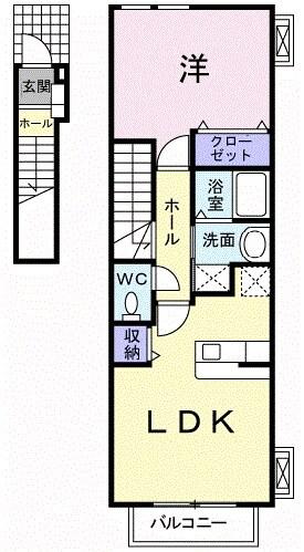 フェアリー鷹取 間取り図画像