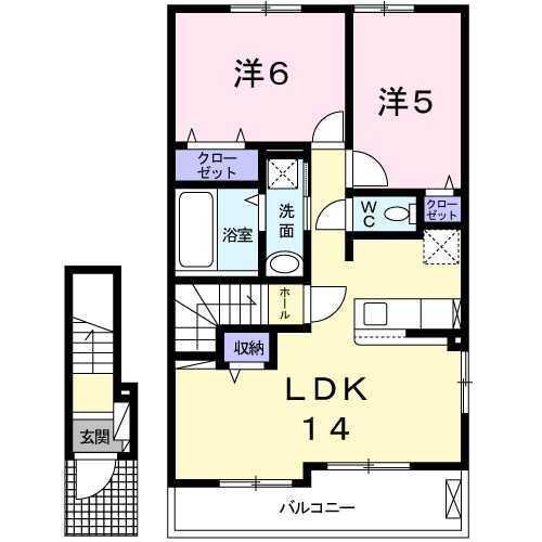 メゾン寺角　Q u e s t 間取り図画像