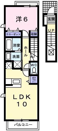 コスモハイツ　II 間取り図画像