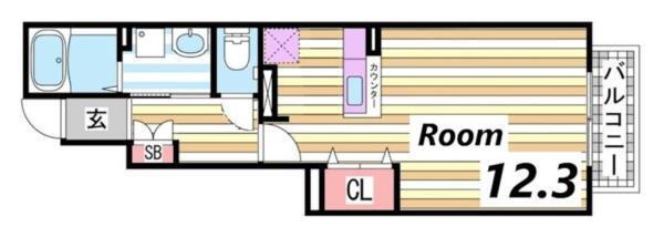 マーカスA 間取り図画像