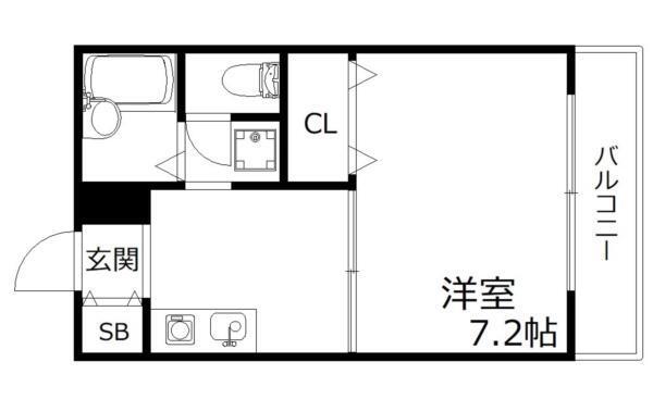ルミエール岡本（101） 間取り図画像