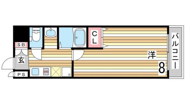 ジェヌイン本山 間取り図画像